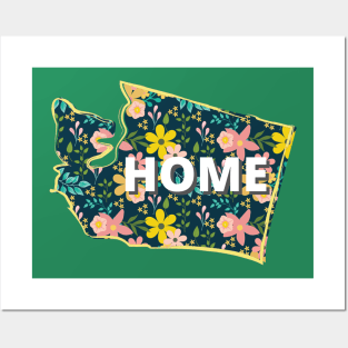 Washington State Home Love PNW Design Posters and Art